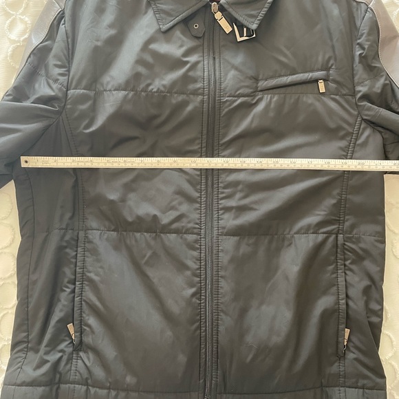 FERRE Milano Men’s Jacket (with Leather) - US size L - made in Italy - Picture 11 of 13